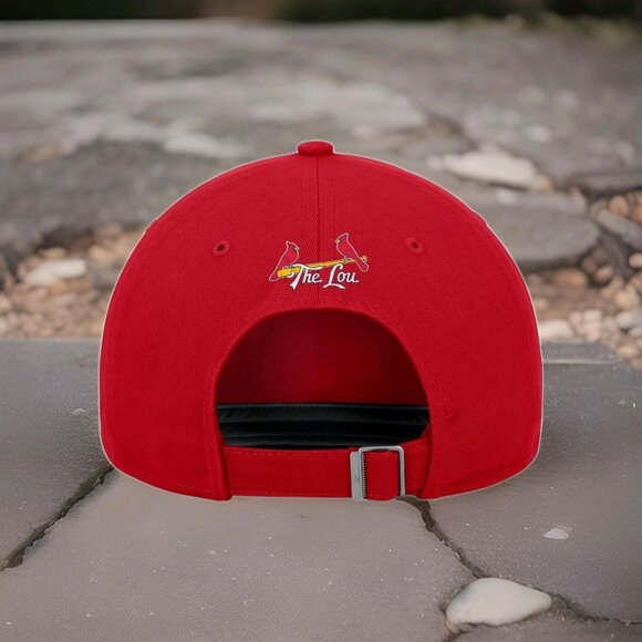 St. Louis Cardinals Men's Nike Red 2024 City Connect Club Adjustable Hat - Picture 4 of 7